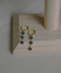 Eclipse Trio Sapphire Hoops