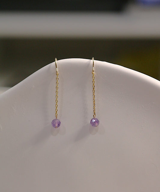 Amethyst Whisper Earrings