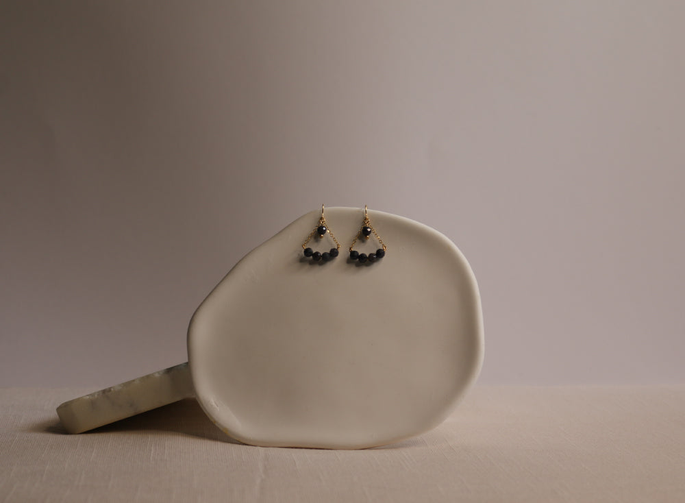 Celestial Sapphire Chandelier Earrings