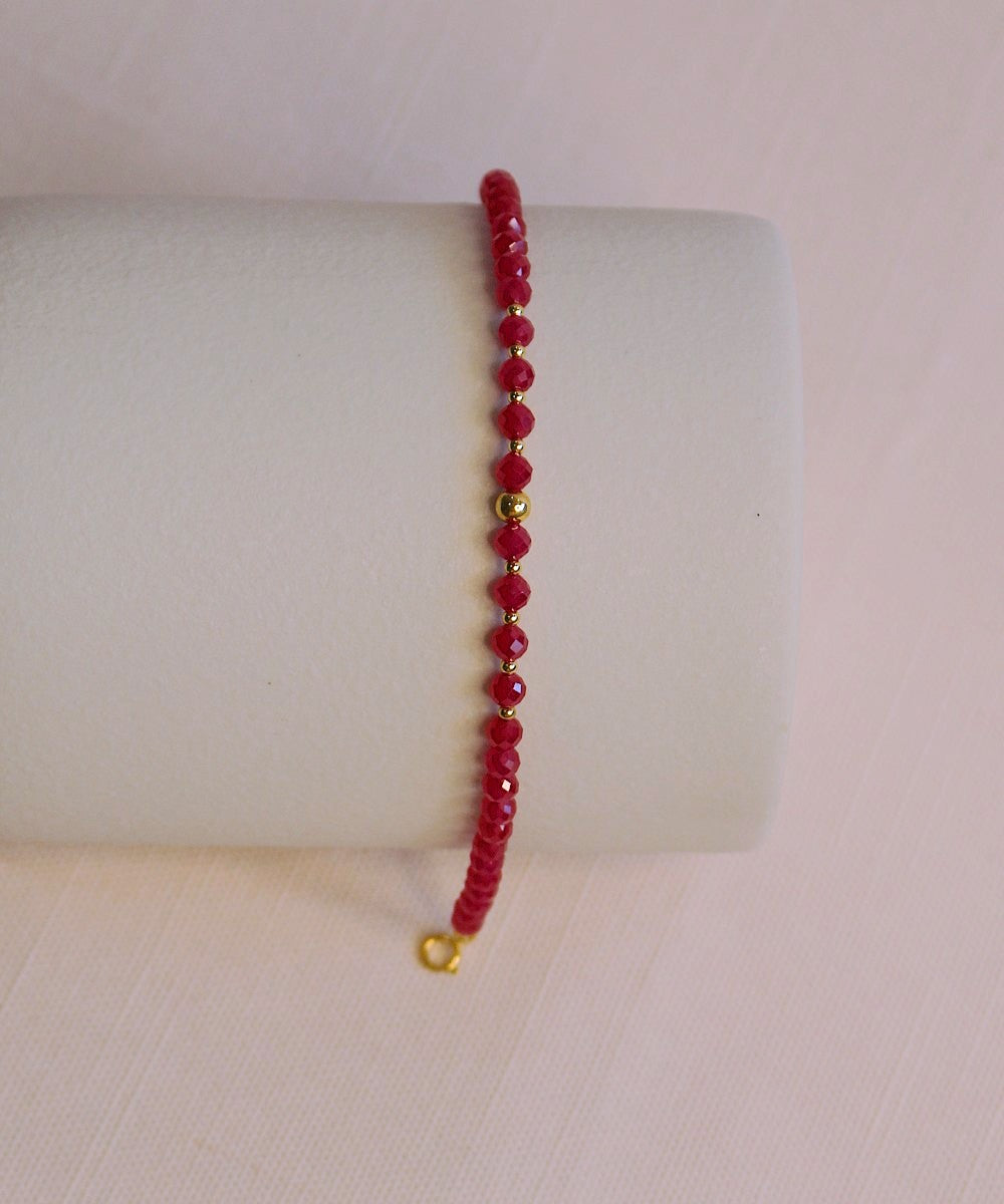 Crimson Ruby Bracelet