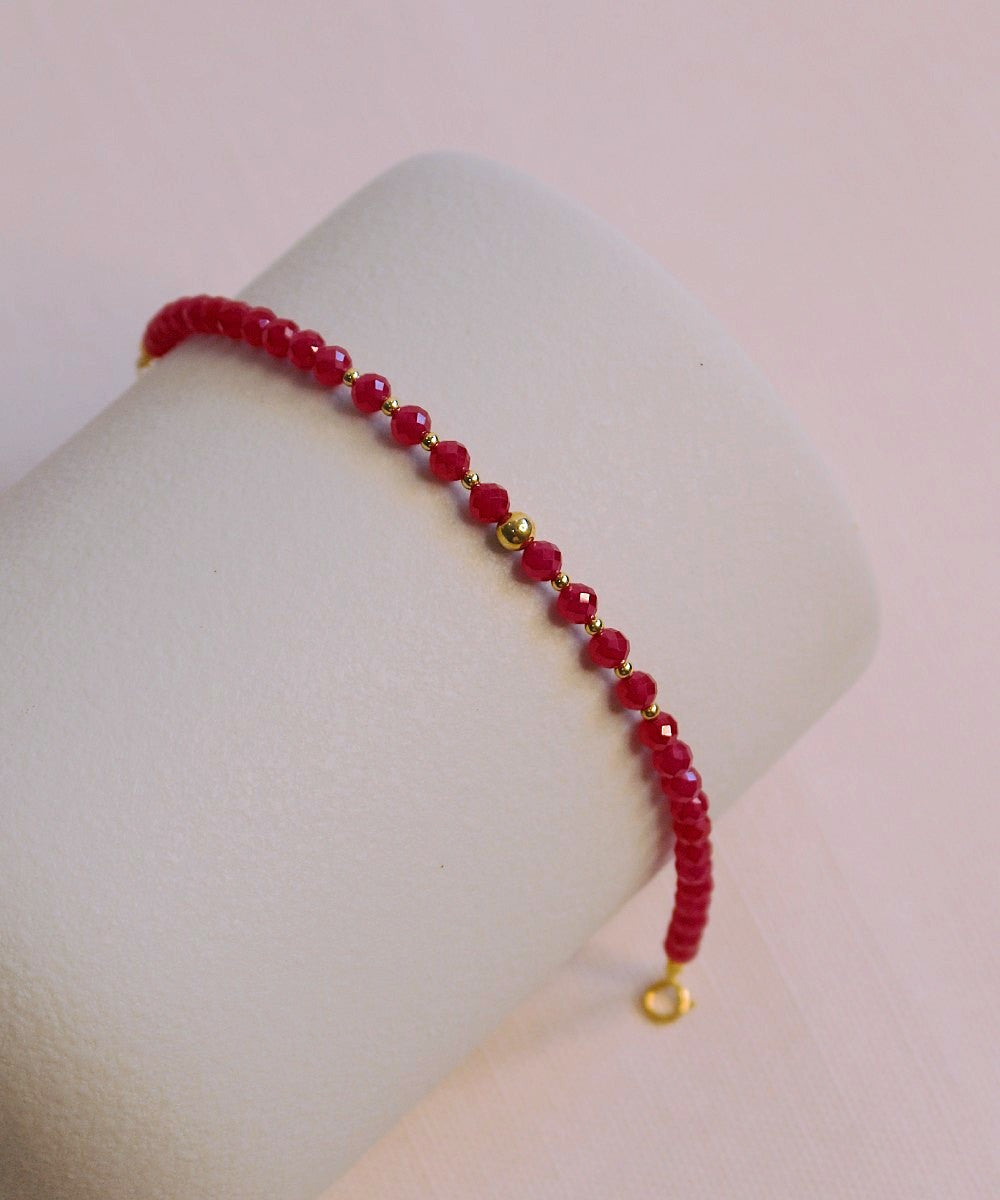 Crimson Ruby Bracelet
