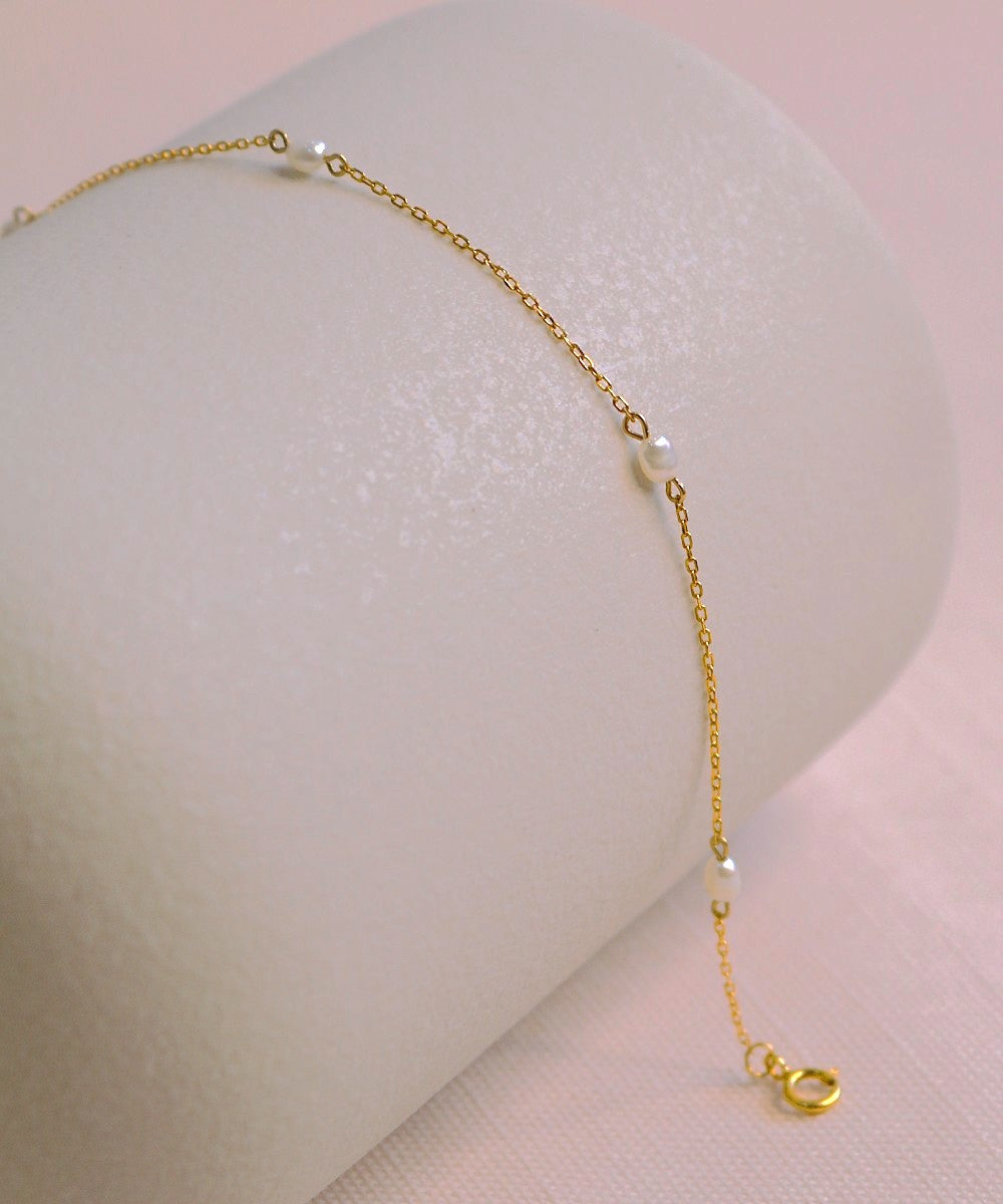 Elysian Pearl Chain Bracelet