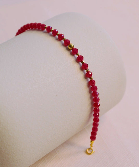Crimson Ruby Bracelet