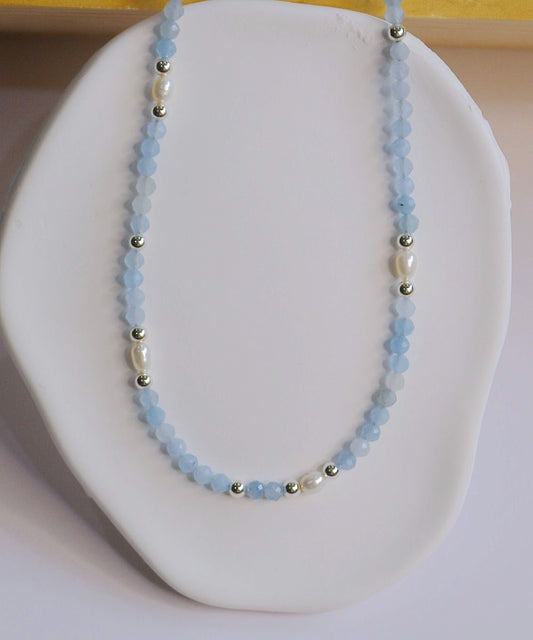 Ocean Whisper Beaded Necklace