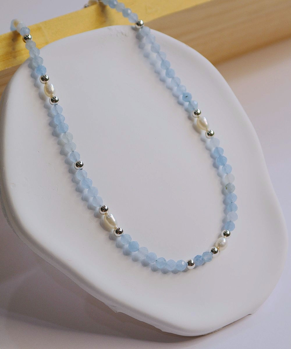 Ocean Whisper Beaded Necklace