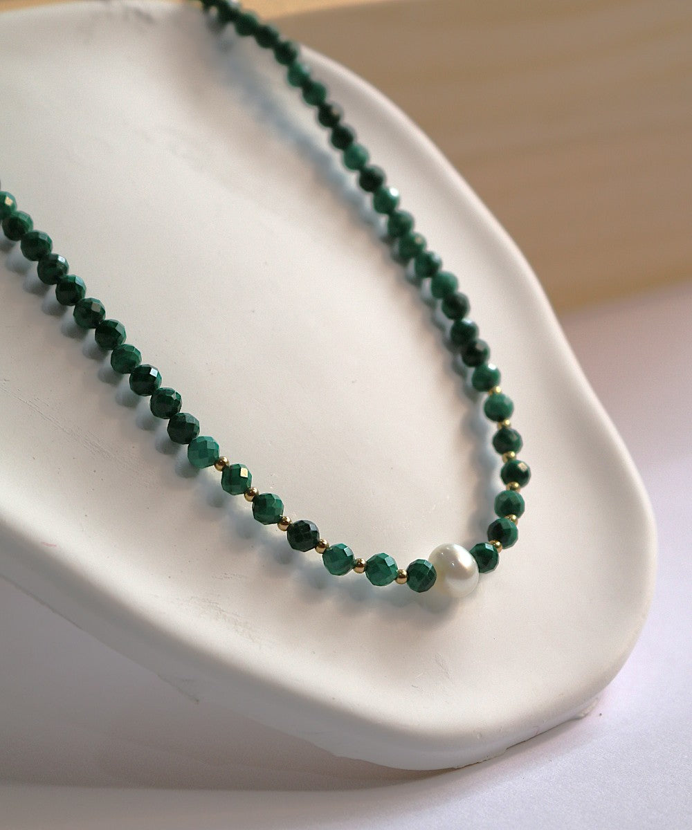 Heart of Earth Malachite Necklace