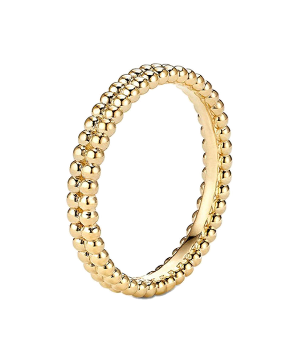 Double Beaded Band - Gold