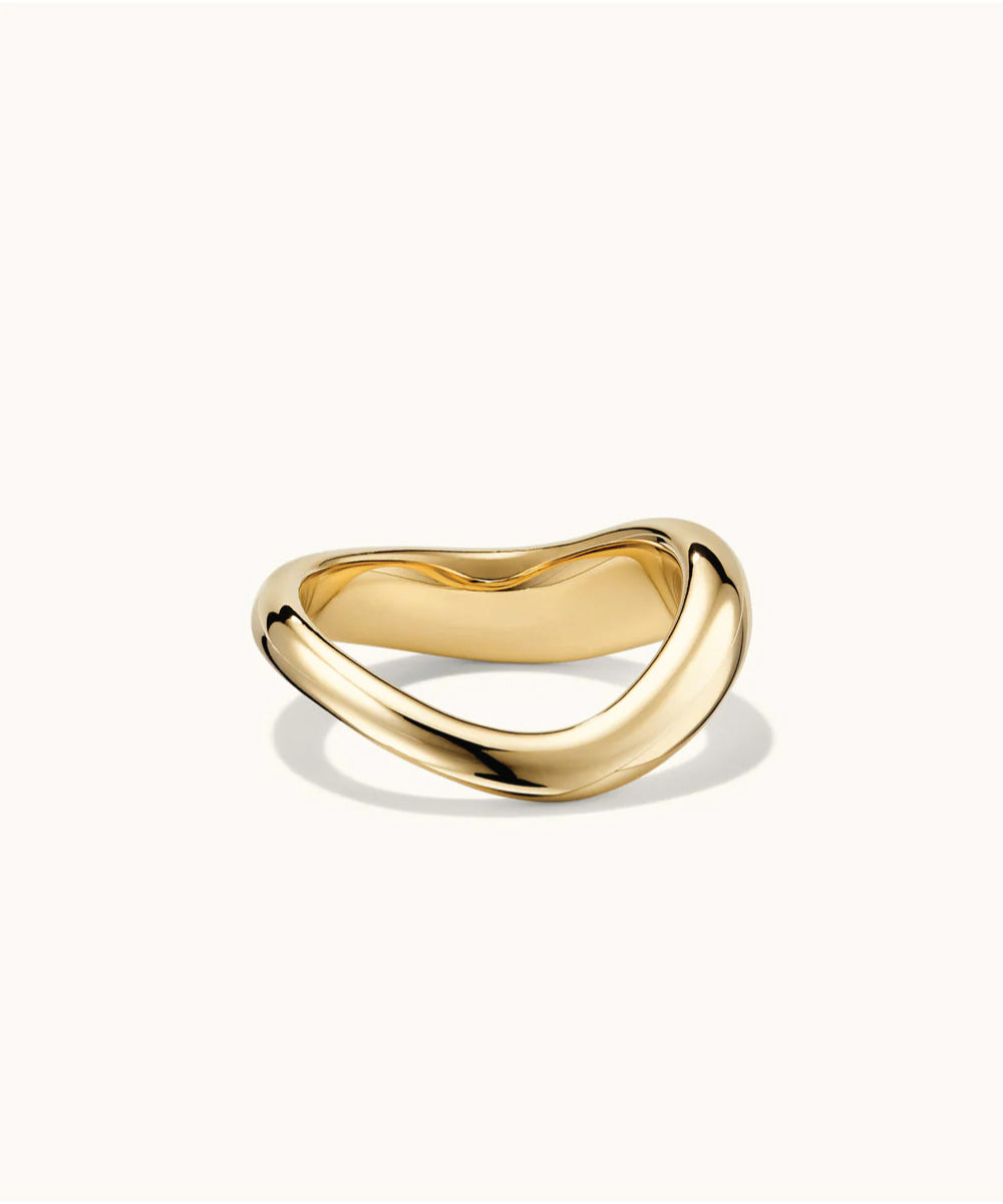 Soul Wave Gold Ring