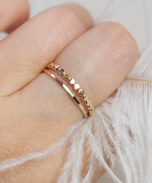 Golden Duet Ring Stack