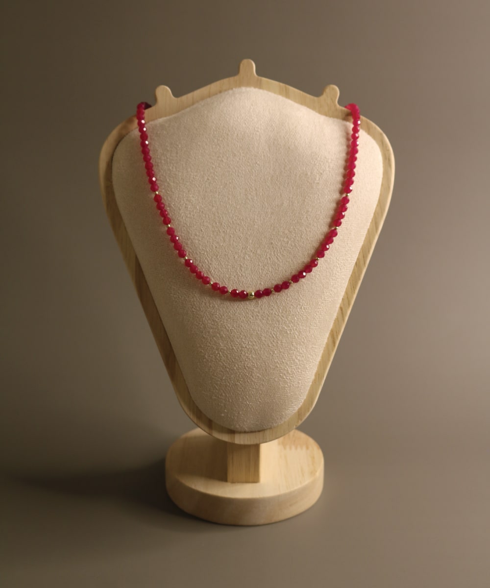Crimson Glow Ruby Necklace